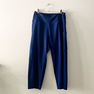 Baleaf Blue Athletic Pants High Rise‎ Pocket Size S Athletic Activewear